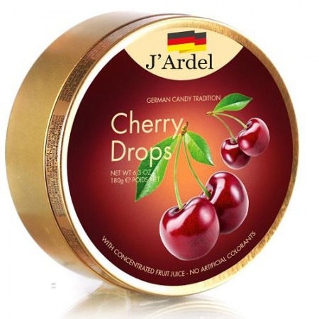 Леденцы J’Ardel Вишневые ягоды 180 гр