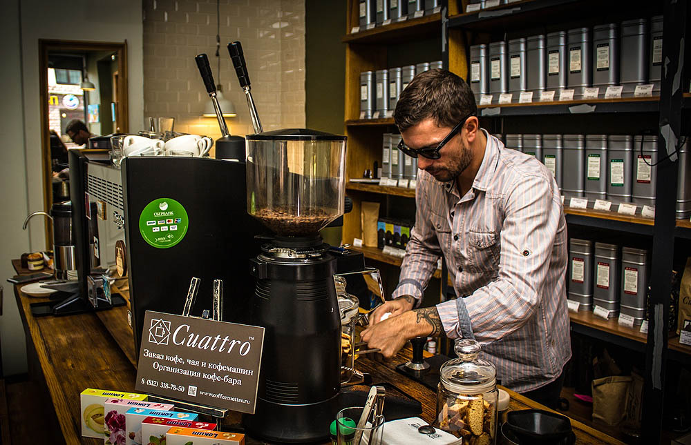 Фирменный магазин Лаборатория кофе CUATTRO